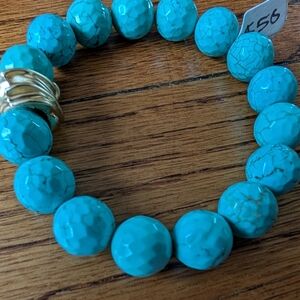 Blue Turquoise Bracelet